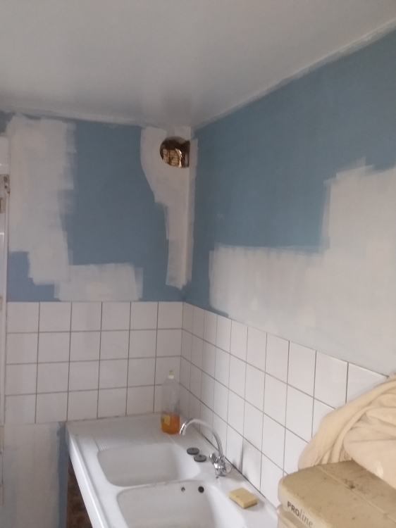 Mise en peinture murs